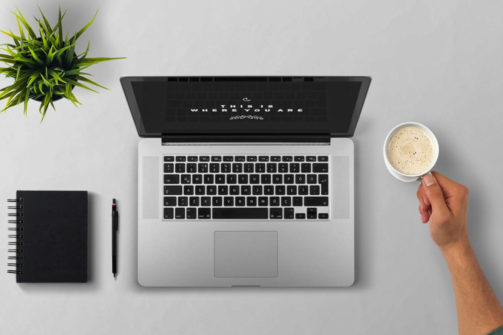 Minimalist workspace setup